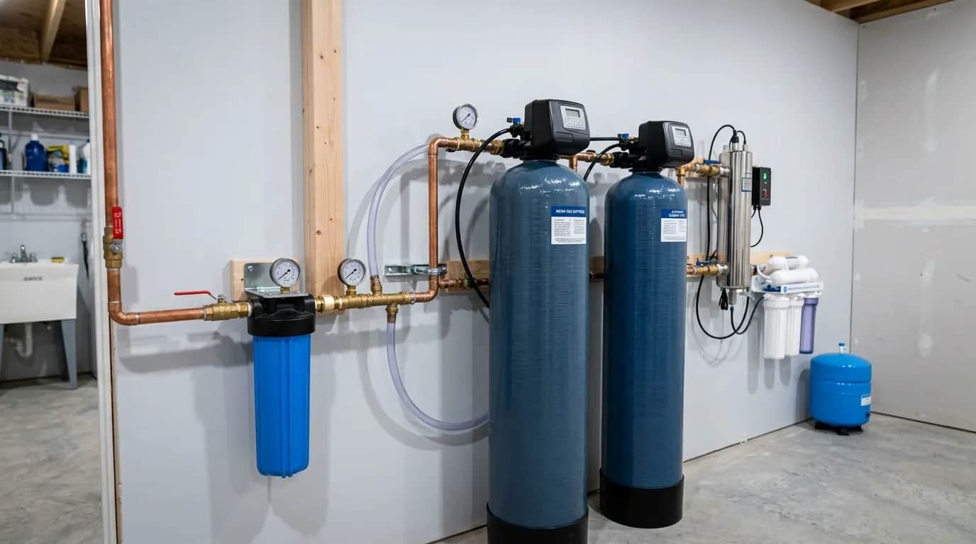 Water treatment systems installation — Thompson Well Drilling